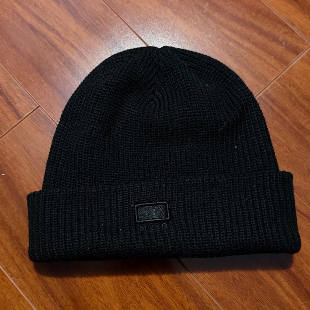 Black Knit Beanie - Picture 2 of 2